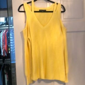 Cold shoulder oversized sweater